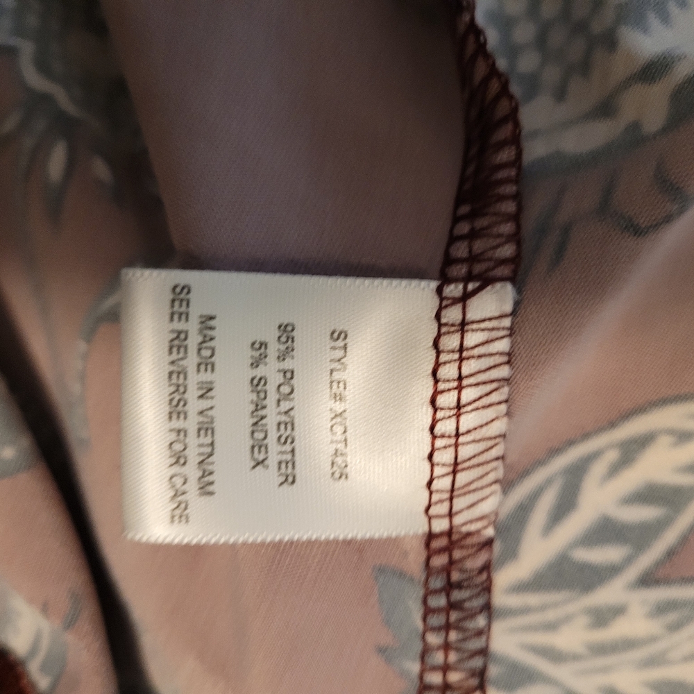 Always Indio brown, white, and black dress. Size 2X. - Picture 7 of 9